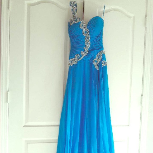 Custom made Sherri Hill Pageant Gown. Size 2 - Picture 1 of 8